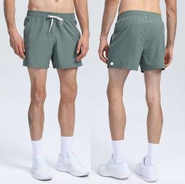 LU LU L Lu Mens Jogger Sports Shorts For Hiking Cycling With Pocket Casual Training Gym Short Pant Size M-4XL Breathable Designer Fashion Clothing 46655