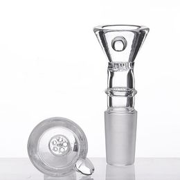 Glass Funnel Bowl Glass Herb Holder with Screen Smoking Bong Sliders Smoking Accessory with Wholesale Price