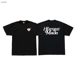 Human Made T Shirt Fun Print Bamboo Human Made Cotton Short Sleeve Humanmade T-shirt for High End Luxury Lightweight Breathable Fashionable and Handsome 2477