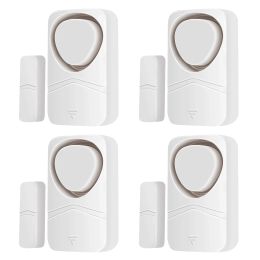 Doorbells 4PCS Home Security Alarm for Door Sensor Alarm for Kids Pets Safety for Window Opening Entering Alert Store Welcome Bell Alarm