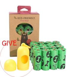 15 Per Roll Dog Waste Bag Pet Waste Bags Dispenser Biodegradable Poop Bags Guaranteed Leak Proof Dog Poop Bags Extra Thick Strong2933584