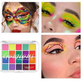 Body Paint 20 Colours Face Body Painting Safe Kids Painting Art Halloween Party Makeup Fancy Dress Beauty Palette Easy To Clean d240424
