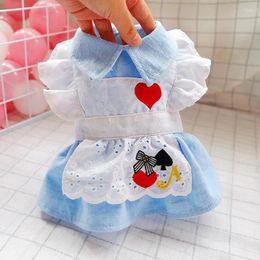 Dog Apparel Clothes Winter Pet Supplies Clothing Puppy Maid Skirt Cat Spring And Autumn For