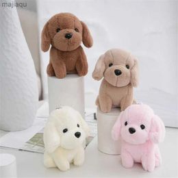 Plush Dolls 1PCS Cartoon Cute Puppy Dog Plush Toys For Girls Gifts Stuffed Pendant Small Mini Teddy Dog Doll Ragdoll Bag Ornament 12CML2404