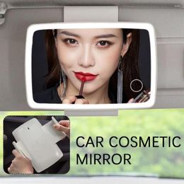 Interior Accessories Car Cosmetic Mirror LED Touch Screen Sun Visor Makeup Supplies Adjustable Three Gear Brightness Auto D5O6