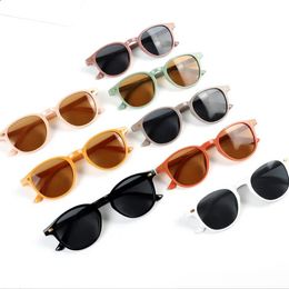Fashion Brand Kids Sunglasses Child Black Sun Glasses Anti-uv Baby Sun-shading Eyeglasses Girl Boy Sunglass 240412
