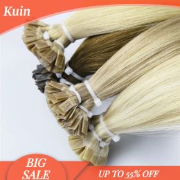 Extensions Straight Flat Tip Hair Extensions Natural Real Human Hair Extensions Keratin Capsule 50pcs/ Set Brown Blonde Colour 1226inches