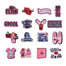 girl movie charms Anime charms wholesale childhood memories funny gift cartoon charms shoe accessories pvc decoration buckle soft rubber clog charms