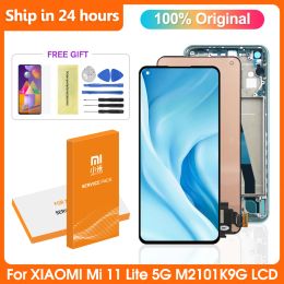 Screens Original For Xiaomi Mi 11 Lite M2101K9AG LCD Display,Touch Screen Digitizer Assembly For Xiaomi Mi11Lite 5G M2101K9G M2101K9C