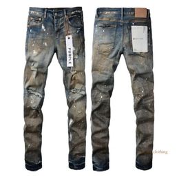 Jeans Straight Leg Jeans for Men Designer Jeans Men Jeans Designer Hip Hop Jeans Fashion Mens Pants Jeans Top Quality Purple Jeans Motorcycle Cool Denim Pant 490