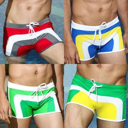 Swimming Sell Trunks Boxer's Boxer Shorts Shorts Hi-Q Swimwear con Trunks tascabili sexy Sports Sports Abito da nuoto da uomo Swimsuit