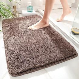 Carpets Toilet Floor Mats Into The Anti-skid Carpet Door Bathroom Gray22