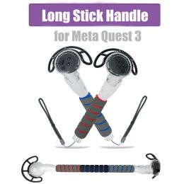 Glasses VR Controllers Long Stick Handle Dual For Meta Quest 3 Sword Tennis Table Games Golf Grip Games Accessories