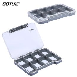 Accessories Goture New Design Waterproof Magnetic Fishing Hooks Box Light Weight 8 Compartments Fly Fishing Lure Box