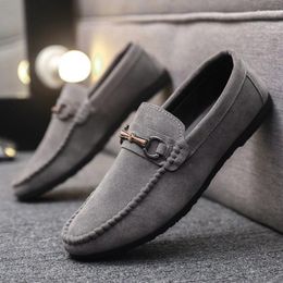 Casual Shoes Fashion British Style Loafer Men Causal Leather Slip On High Quality Outdoor Zapatos Hombre