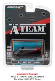 Cars Greenlight Cars 1/64 1983 GMC VANDURA ATeam Movies Collection Metal Diecast Model Car Toys Gifts