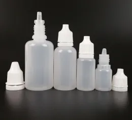 Bottles 100pcs/lot 2ml 3ml 5ml 10ml 15ml 20ml 30ml 50ml Dropper Bottles Hdpe Material Empty Plastic Squeezable Eye Liquid Dropper