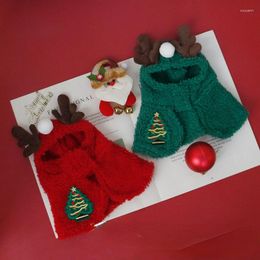 Dog Apparel Puppy Clothes Cat Christmas Cloak Deer Horn Pet Year Crossdressing Small Hat Po Jewellery Accessories