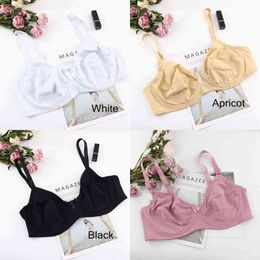 Solid Parifairy Colour Plus Size 36-48 D E Cup Women Bra Intimate Underwear Comfortable Full Coverage Lingerie Top 211110