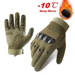 Clothings Winter Warm Tactical Touch Screen Gloves Military Airsoft Hunting Gloves Outdoor Skiing Protective Full Finger Gloves Men