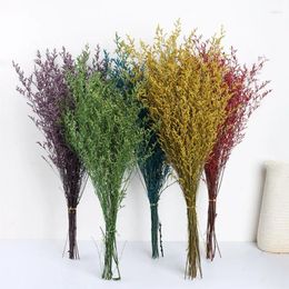 Decorative Flowers 100gNatural Preserved Lover Grass Dried Flower Bouquet Wedding Married Table Decoration Limonium Boho Home Garden Decor