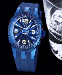Mens Watch Automatic Mechanical Watches Rubber Strap Anti reflective sapphire Turbine Analogue Display Automatic winding Luxury Wris9232221