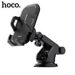Stands Hoco Universal Car Phone Holder For iPhone 12 Pro Max 360 Degrees Adjustable GPS Mount Stand For Xiaomi Mi 11 10 Samsung A51 A71