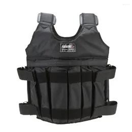 Accessories SUTEN 20kg/50kg Loading Weighted Vest For Boxing Training Workout Fitness Equipment Adjustable Waistcoat Jacket Sand Clothing