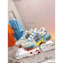 .5862Designer Sneaker Casual Shoes Women Plattform Schuhe Beliebte Paare Models Multicolor -Matching Retro Sneakers 7B89