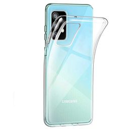 Cell Phone Cases Clear Silicone Soft Phone Case For Samsung Galaxy A72 A52 A32 A22 A12 A71 A51 A41 A31 A70 A50 A30 A20 Ultra Thin Fundas Coque 240423
