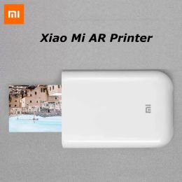 Control Xiaomi mijia AR Printer 300dpi Portable Photo Mini Pocket With DIY Share 500mAh picture printer pocket printer work with mijia