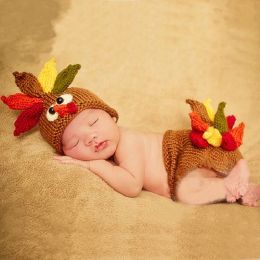 Accessories Infant Baby Girl Boy Photo Shoot Knit Turkey Outfits Costume Newborn Photography Props Crochet Clothes Fotografia Accessories