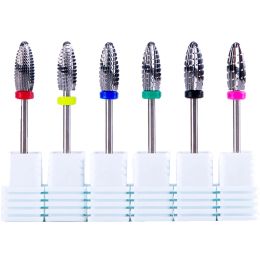 Bits Tungsten Carbide Nail Drill Bit Milling Cutter For Manicure Pedicure Nail Files Buffer Nail Art Equipment Accessory Tools