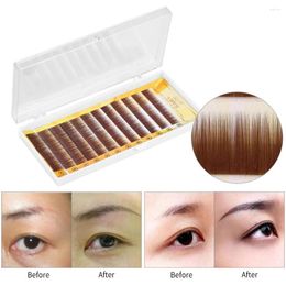 False Eyelashes Natural Mixed Eyebrow Extension Brown Black Fake Enhancer Individual Eyebrows 5-8mm For