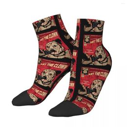Men's Socks Funny Ankle Mister Nice Clown Terrifier Horror Films Harajuku Casual Crew Sock Gift Pattern Printed