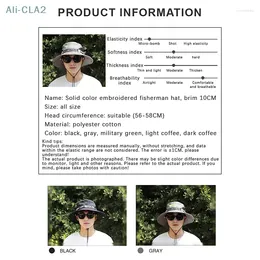 Berets Adjustable Outdoor Fishing Hat Sunscreen Protection Breathable Sunshade Mountaineering Men's Visor Hiking Camping Cap