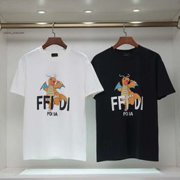 Famous Brand F Designer T-shirt Shirt 260g 100% Pure Cotton Animal Letter Printing Design Women's Men's Short Sleeves Wholesale Price Size M-3xl