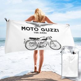 Towel 100 Years Moto And Guzziss Classic Quick Dry Humour Graphic Sweat Superfine Fibre Gym Machine Washing