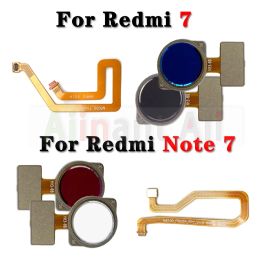 Cables Original For Xiaomi Redmi Note 7 Plus Prime Pro Home Button Back Touch ID Finger Scanner Fingerprint Sensor Flex Cable