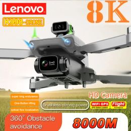 Drones Lenovo K998 Professional Drone Camera HD 8K S11 Vision Obstacle Avoidance Brushless Motor GPS 5G Quadcopter for Adult Child Toy