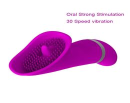 ORISSI Tongue Vibrator Clit Sucker Clitoris Vibrators Pussy Pump Silicone Oral Sex Simulator Sex Toys For Women Sex Product MX19124411301