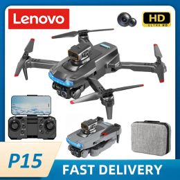 Drones Lenovo P15 Drone 8k Profesional 8K HD Camera Obstacle Avoidance Aerial Photography Brushless Foldable Quadcopter Selling Apron