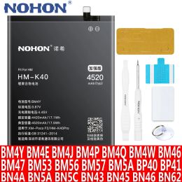 Sandals Nohon Battery for Xiaomi Mi Poco F3 F2 Pro X3 Nfc F1 M4 M3 Pocophone Redmi K40 K30 K20 Pro Replacement Batteries Bm4y Bn57 Bn61