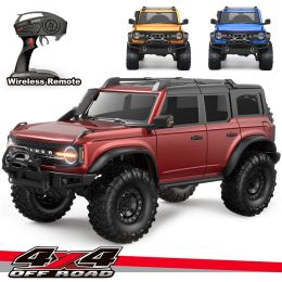 Car HBR1001 Proportional 1/10 4WD 2.4GHz Remote Control Climbing Truck Professional Electric Hobby Model Car Vehicle RC Crawler