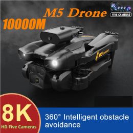 Drones 2023 New M5 Drone 8K Professional HD Aerial Photography DualCamera Obstacle Avoidance RC Plane For Adults and Children Toys