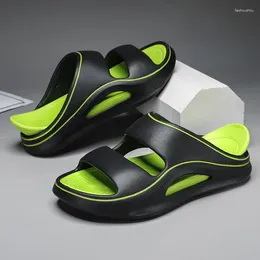 Sandals Men's Eva Summer Slippers For Men Designed Outdoor Masn Slipper Non-Slip Beach Platform Male Footwear Explosive Style