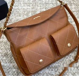 Designer Classic Small Flap Backpack Diamond Pattern Color Women Shoulder Bag Classic Lady Fashion Leather Handbag