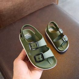 Slipper Summer 2020 Boys Shoes England 1-14 Years Old Baby Childrens Sandals Childrens Non-slip Beach Sandals Children SneakerL2404