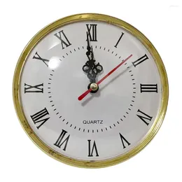 Clocks Accessories Movement Quartz Clock Insert Replacement Roman Numerals Silent Brown Compact DIY Precision Brand High Quality