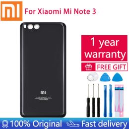 Frames Xiaomi Mi Note 3 Back Battery Cover Back Housing 3D Glass Cover Case For XIAOMI Mi Note3 Rear Door Back Cover